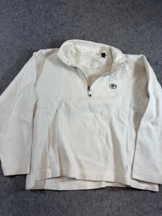 Tommy Bahama Other - Green Bay Packers NFL Half Zip Pullover Sweatshirt Mens XL White Tommy Bahama